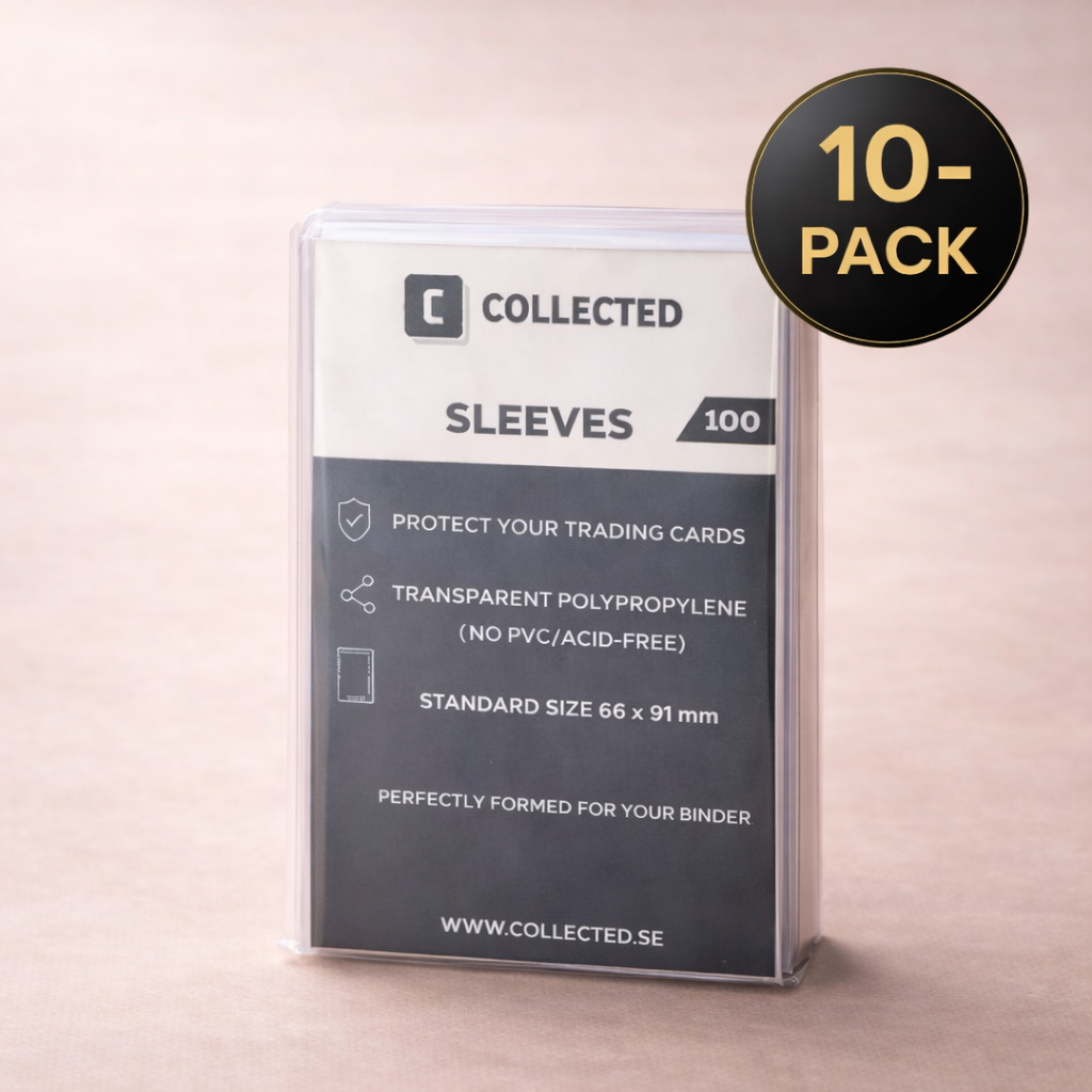 10st Sleeves 100-pack Acid-free och transparenta passar bra i pärmar / binders - Perfekt för pokemonkort eller andra TCG-Cards 1