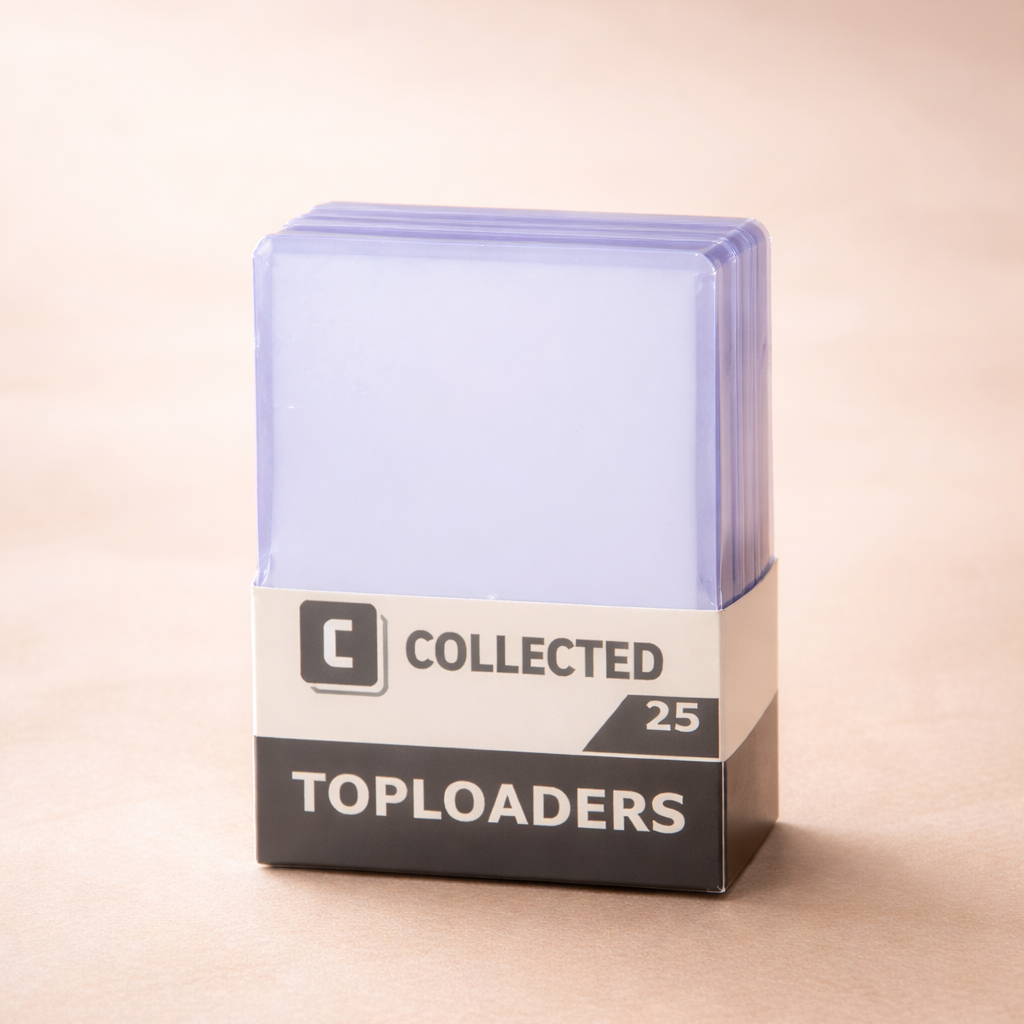 Demnächst erhältlich! – Toploader-Packung (25 Stück) – 35-Punkte-Standard für Sammelkartenspiele