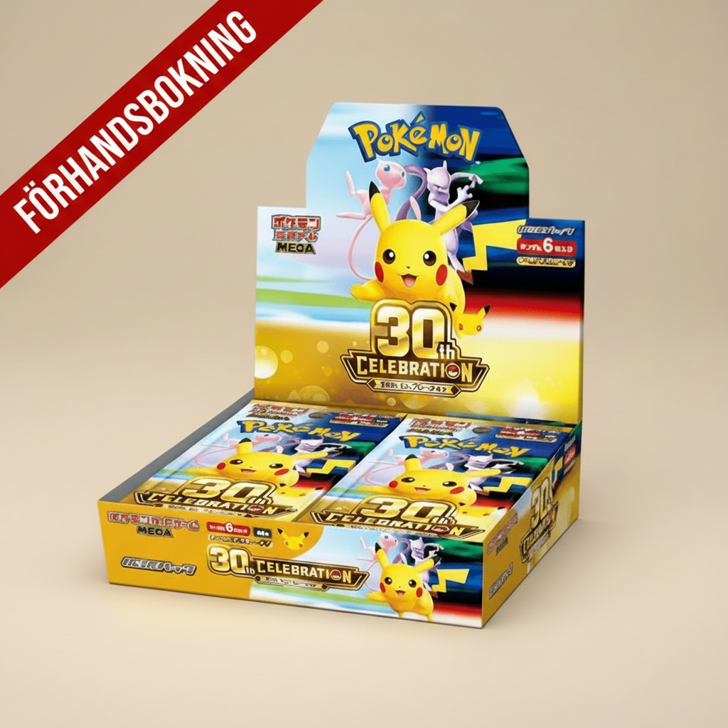 Pokémon TCG 30th CELEBRATION Booster Box M6A – japansk version