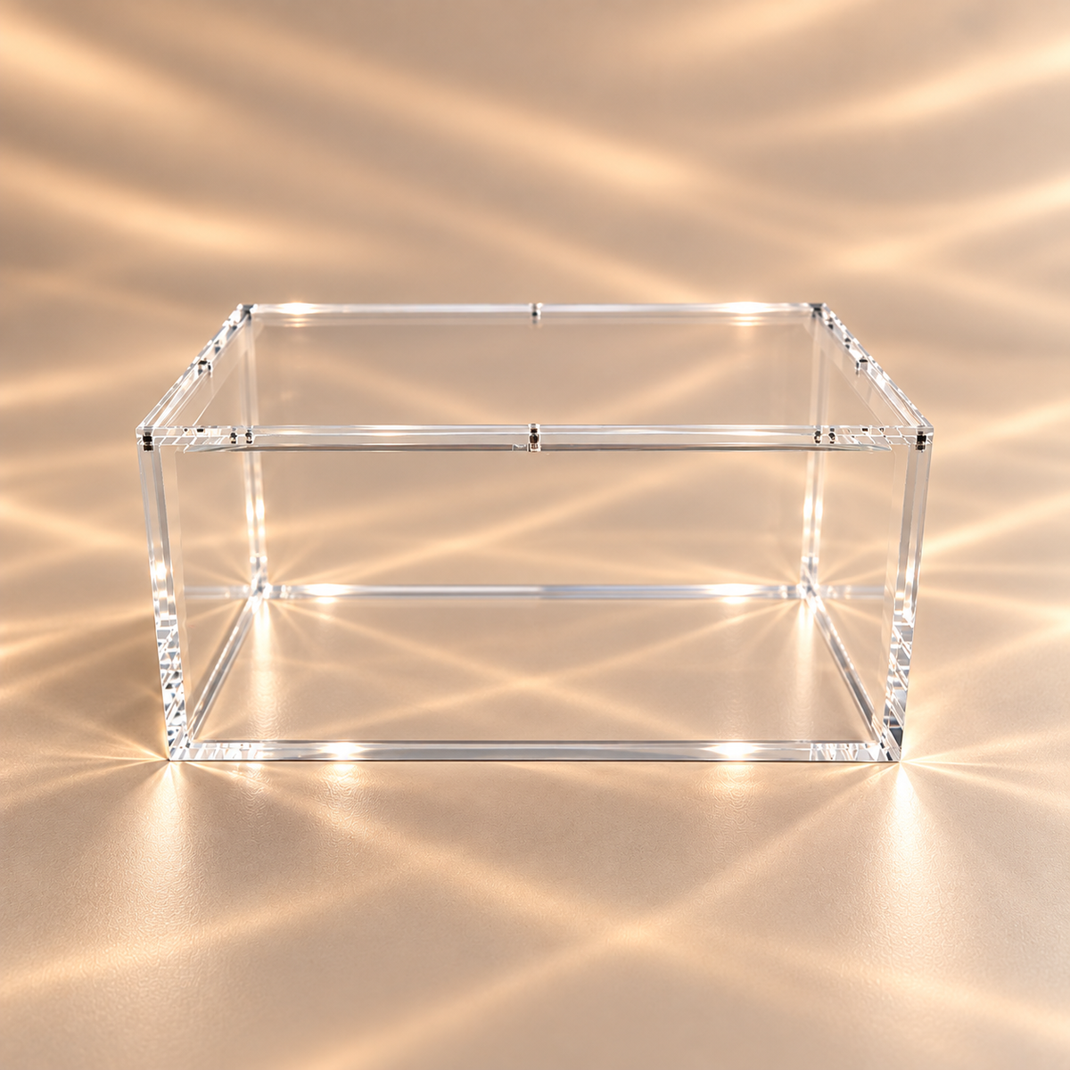 Tomt transparent akrylskydd för Pokémon Booster Bundle Display