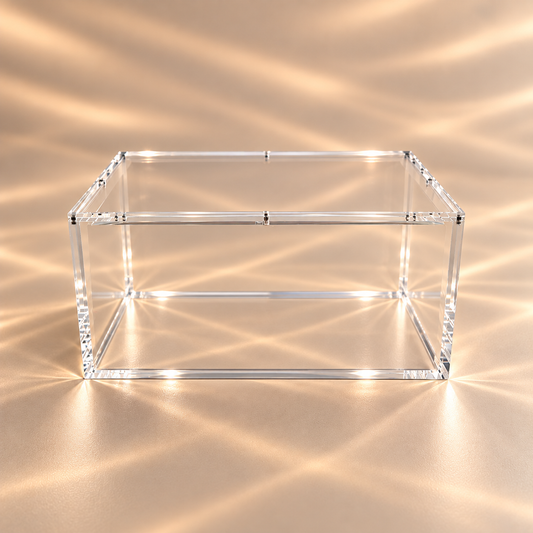 Tomt transparent akrylskydd för Pokémon Booster Bundle Display