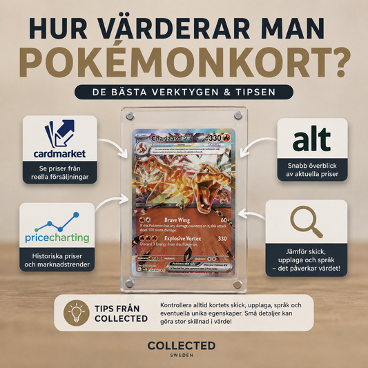 Så värderar du Pokémonkort med Cardmarket, PriceCharting och Alt