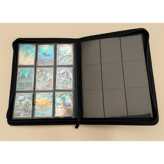 9-Pocket Pokémonkort Pärm – Sideload & Dragkedja