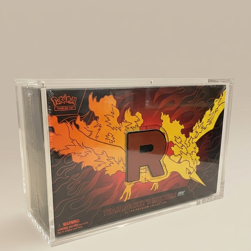 Tulossa pian! - Mega Charizard X ex Ultra Premium Collection (UPC) - Akryylinen vitriini