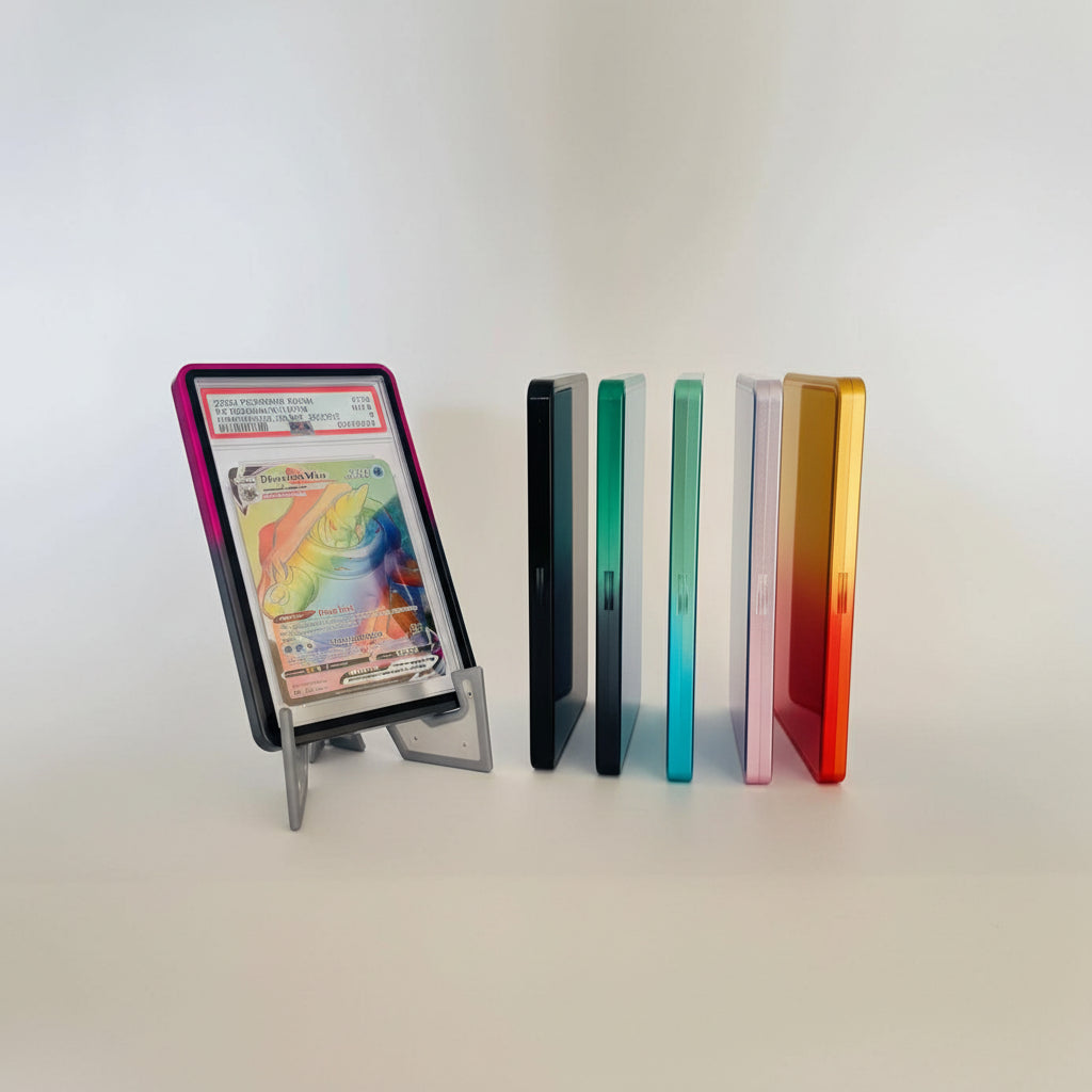 Metal Guards Till PSA Slabs - Två färgade med perfekt passform