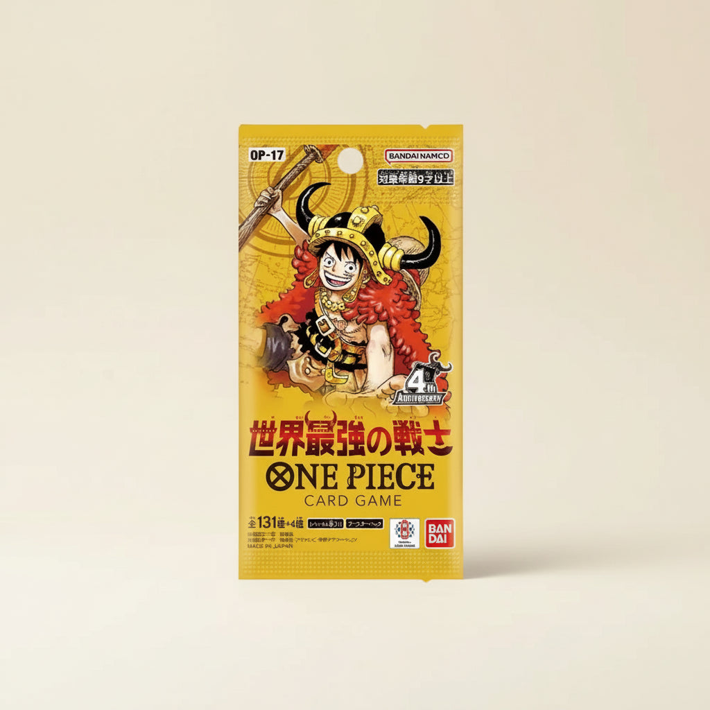 Japansk version av OP-17 The world’s Strongest Warriors Booster Pack