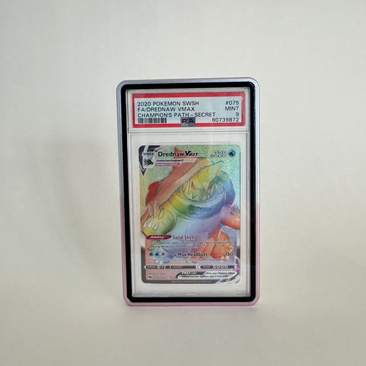 Rosa & Silver - Metal Guards Till PSA Slabs - Två färgade med perfekt passform