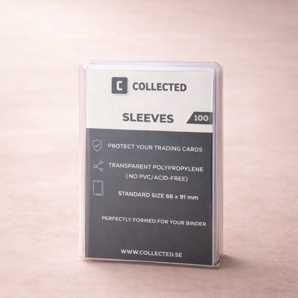 Sleeves 100-pack Acid-free och transparenta passar bra i pärmar / binders - Perfekt för pokemonkort eller andra TCG-Cards 1