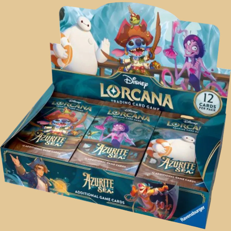 Disney Lorcana Azurite Sea Booster Box Set 6