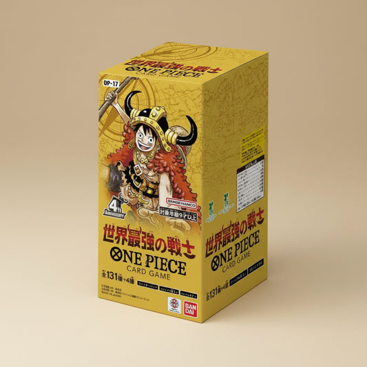 One Piece TCG OP-17 The World's Strongest Warriors Booster Box på japanska