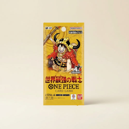 One Piece TCG OP-17 The World's Strongest Warriors Booster Pack på japanska