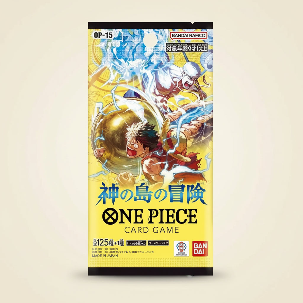 Japansk version av Adventure on KAMI's Island Booster Pack OP15