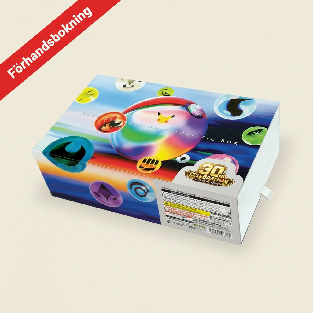 Pokémon 30th CELEBRATION FUTURISTIC BOX på Japanska