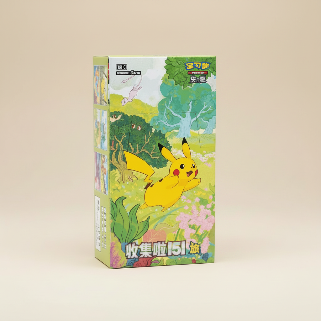 Pokémon Collect 151 Journey Booster Box 151C på förenklad kinesiska