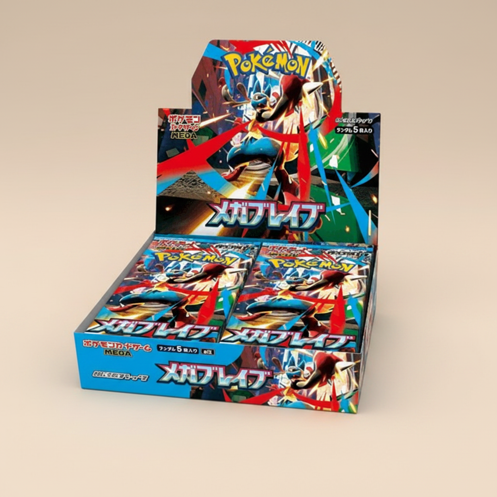 Pokémon TCG Mega Brave Booster Box M1L japansk
