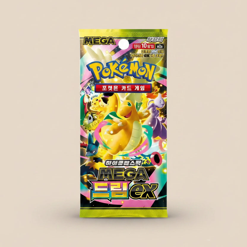 Mega Dream Ex Booster Pack med 10 kort