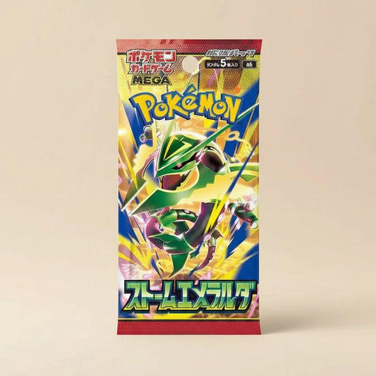 Pokémon TCG Storm Emerald japansk Booster Pack – officiellt fabriksförseglat booster pack.